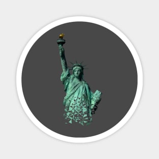 Low Poly Statue of Liberty Magnet